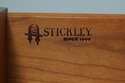 L69299: Pair STICKLEY 1 Drawer Cherry Chippendale 