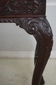 L69210: Vintage Carved Mahogany Irish Georgian Ser