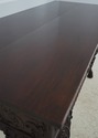 L69210: Vintage Carved Mahogany Irish Georgian Ser