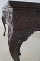 L69210: Vintage Carved Mahogany Irish Georgian Ser