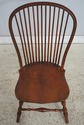 L74591: Set Of 6 Bow Back English Windsor Chairs