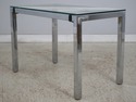 LF74621: MILO BAUGHMAN Glass Top Table & 2 Chairs 