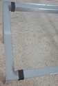 LF74621: MILO BAUGHMAN Glass Top Table & 2 Chairs 