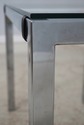 LF74621: MILO BAUGHMAN Glass Top Table & 2 Chairs 