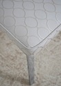 LF74621: MILO BAUGHMAN Glass Top Table & 2 Chairs 