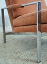 F74623: Pair Of MILO BAUGHMAN Chrome Frame Arm Cha
