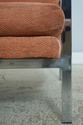 F74623: Pair Of MILO BAUGHMAN Chrome Frame Arm Cha