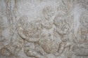 F74423: Framed Cherub Neoclassical Relief Stone Wa