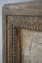 F74422: Neoclassical Framed Cherub Relief Stone Pl