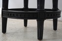 F74639: FRONTGATE Revolving Seat Low Ottoman Stool