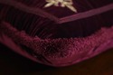 F74638: Set Of 3 Crewelwork On Velvet Down Accent 
