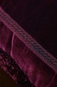 F74638: Set Of 3 Crewelwork On Velvet Down Accent 