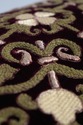 F74638: Set Of 3 Crewelwork On Velvet Down Accent 
