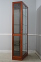 74606: STICKLEY Cherry Tall Glass Door Curio Displ