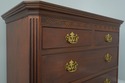 74595: BAKER Chippendale Mahogany High Chest Of Dr
