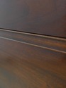 74595: BAKER Chippendale Mahogany High Chest Of Dr