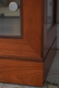 74606: STICKLEY Cherry Tall Glass Door Curio Displ
