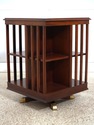 L74587: Regency Style Mahogany Inlaid Revolving Bo