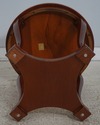 L74632: KINDEL Round Mahogany Inlaid End Table