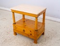 L69896: BAKER Milling Road Tavertine Top Pine Nigh