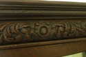 F32950EC: Antique Victorian Oak Lion Carved Bow Fr