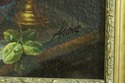 LF33039EC: ADOTTIS Signed Framed Floral Oil Painti