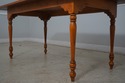 L65449EC: Tiger Maple Bench Made Dining Room Table