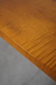 L65449EC: Tiger Maple Bench Made Dining Room Table