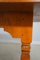 L65449EC: Tiger Maple Bench Made Dining Room Table