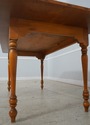 L65449EC: Tiger Maple Bench Made Dining Room Table