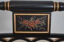 65478EC: Regency Style Black Paint Decorated Armch