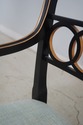 65478EC: Regency Style Black Paint Decorated Armch