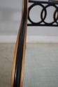 65478EC: Regency Style Black Paint Decorated Armch