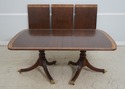 L65376EC: HENREDON Banded Walnut Dining Room Table