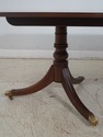 L65376EC: HENREDON Banded Walnut Dining Room Table