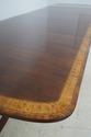 L65376EC: HENREDON Banded Walnut Dining Room Table