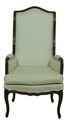 33014EC: French Provincial Style Upholstered Occas