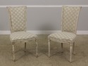 L56426EC: Set of 8 French Louis XVI Upholstered Di