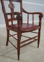 F61414EC: American Victorian Walnut Arm Chair w. L
