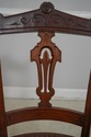 F61414EC: American Victorian Walnut Arm Chair w. L