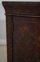 L65508EC: ETHAN ALLEN Red Chinoiserie Decorated Ha
