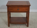 65513EC: Pair ETHAN ALLEN 1 Drawer Casual Mahogany