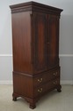 64350EC: HENKEL HARRIS Figural Mahogany Bedroom TV