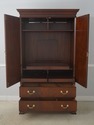 64350EC: HENKEL HARRIS Figural Mahogany Bedroom TV