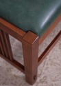 74666: STICKLEY Mission Cherry Leather Bench