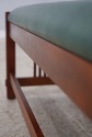 74666: STICKLEY Mission Cherry Leather Bench