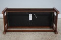 74666: STICKLEY Mission Cherry Leather Bench