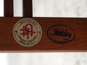 74666: STICKLEY Mission Cherry Leather Bench