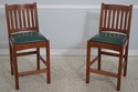 74676: Set Of 3 STICKLEY Mission Oak Counter Stool