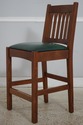 74676: Set Of 3 STICKLEY Mission Oak Counter Stool
